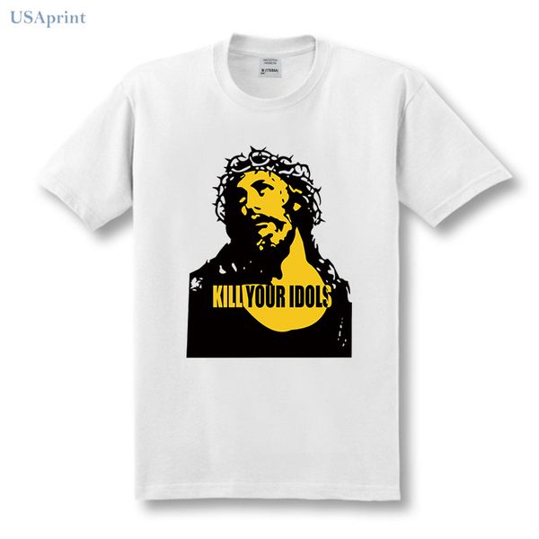 usaprint summer vintage rock t shirts men kill your idols rock band jesus tshirt cotton short sleeve o neck harajuku hip hop, White;black
usaprint summer vintage rock t shirts men kill your idols rock band jesus tshirt cotton short sleeve o neck harajuku hip hop, White;black