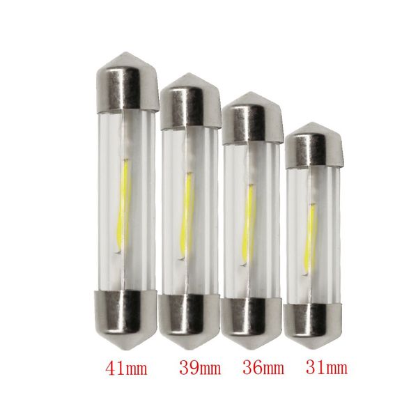 10pcs reading lamp 31 36 39 41mm c5w c10w cob dc12v dome festoon light pure white error led light for car ing
10pcs reading lamp 31 36 39 41mm c5w c10w cob dc12v dome festoon light pure white error led light for car ing