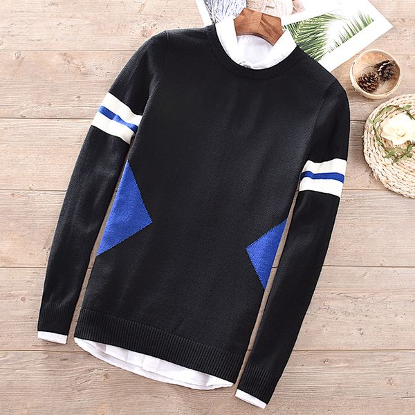 new designer autumn and winter woolen sweater mens slim fashion wool sweaters male fashion knitting men chandail trui, White;black
new designer autumn and winter woolen sweater mens slim fashion wool sweaters male fashion knitting men chandail trui, White;black