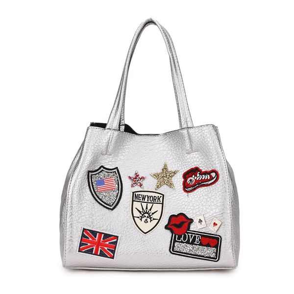 fashion glamorous badge star flag pattern pu leather women's composite bag handbag shoulder bag ladies crossbody messenger
fashion glamorous badge star flag pattern pu leather women's composite bag handbag shoulder bag ladies crossbody messenger