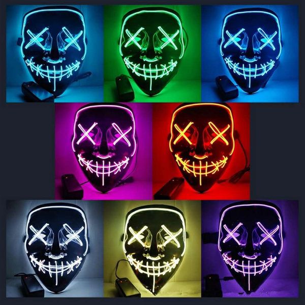 10styles Хэллоуин Эль провод холодный свет линии призрак ужас Маска LED партии косплей
10styles Хэллоуин Эль провод холодный свет линии призрак ужас Маска LED партии косплей