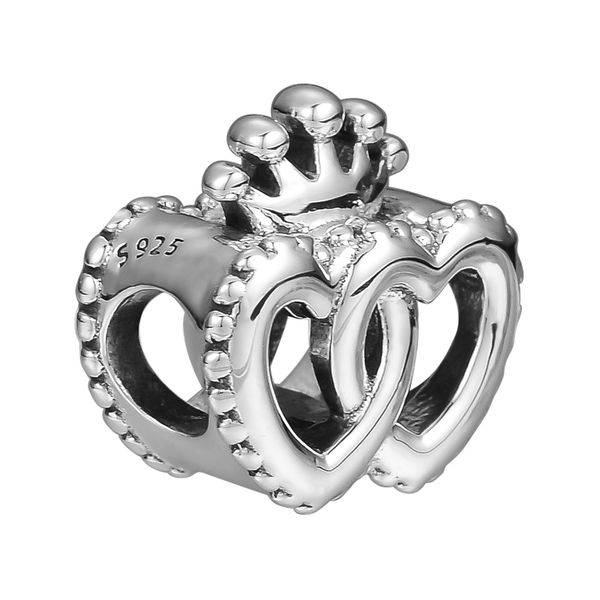 loose beads interlocked crown hearts charms 925 sterling silver bead fits for pandora bracelets for women beads for jewelry diy making, Black
loose beads interlocked crown hearts charms 925 sterling silver bead fits for pandora bracelets for women beads for jewelry diy making, Black