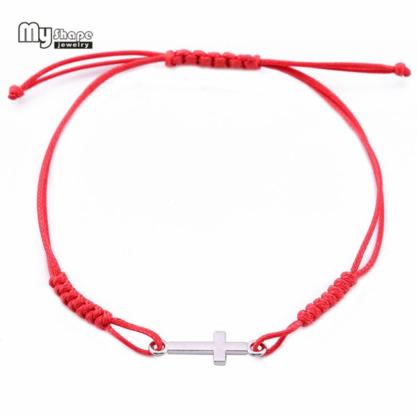 my shape adjustable znic alloy cross charm bracelet waxed rope polyester handmade knot religion amulet bracelets bangles, Golden;silver
my shape adjustable znic alloy cross charm bracelet waxed rope polyester handmade knot religion amulet bracelets bangles, Golden;silver