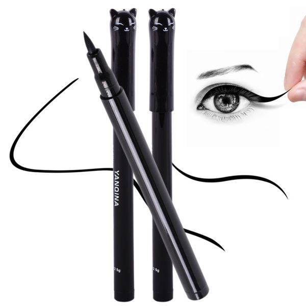 1pcs new beauty cute cat style black waterproof long lasting liquid eyeliner pen pencil cosmetic tool eye liner
1pcs new beauty cute cat style black waterproof long lasting liquid eyeliner pen pencil cosmetic tool eye liner