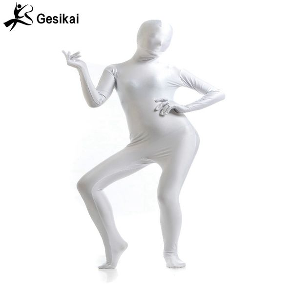 women's spandex zentai full bodysuit lady back zipper tights suits dancewears women's full bodysuit cosplay halloween costumes, Black
women's spandex zentai full bodysuit lady back zipper tights suits dancewears women's full bodysuit cosplay halloween costumes, Black