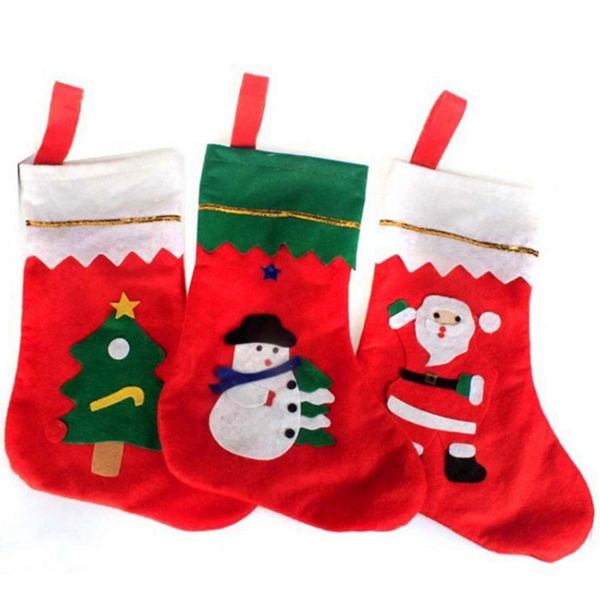 3pcs santa stocking filler christmas stockings candy gift holder family ornament (random type, Black
3pcs santa stocking filler christmas stockings candy gift holder family ornament (random type, Black