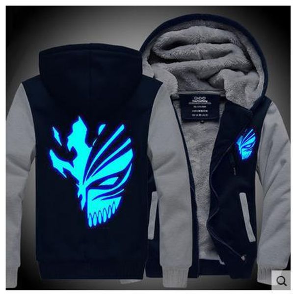 usa size anime bleach kurosaki ichigo sweatshirts hoodie luminous thicken jacket coat boys fur lining coat, Black
usa size anime bleach kurosaki ichigo sweatshirts hoodie luminous thicken jacket coat boys fur lining coat, Black