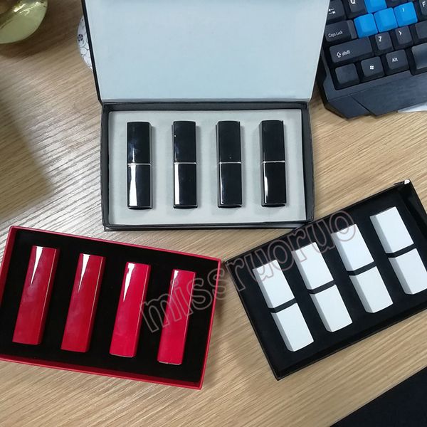 New Famous Luxury brand Makeup Matte lipstick 4color Red tube White tube Black tube Press matte lipstick 4pcs/set lip
New Famous Luxury brand Makeup Matte lipstick 4color Red tube White tube Black tube Press matte lipstick 4pcs/set lip