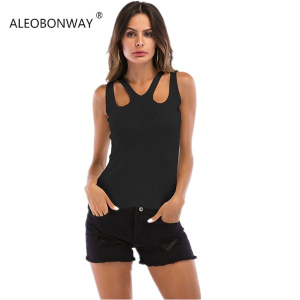 aleobonway hollow out v-neck sleeveless women t-shirt casual knitted tank summer fashion women vest vestidos cl603, White
aleobonway hollow out v-neck sleeveless women t-shirt casual knitted tank summer fashion women vest vestidos cl603, White