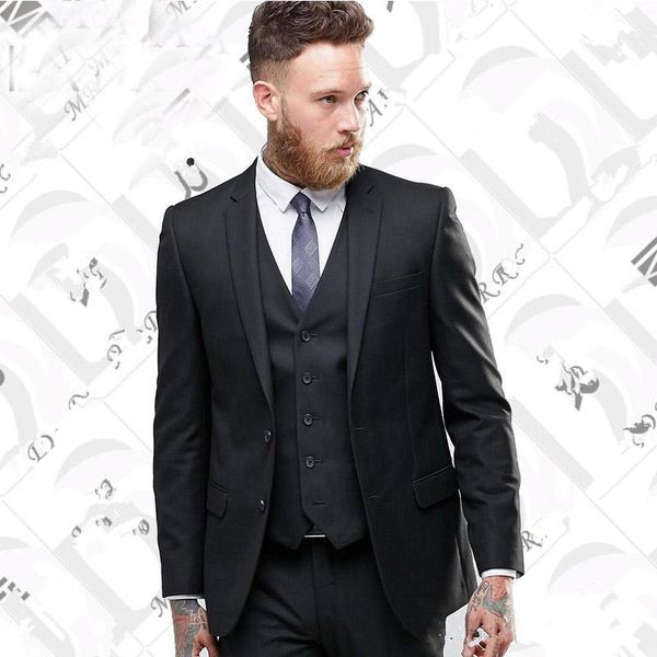 fashionable two buttons notch lapel wedding groom tuxedos men suits wedding/prom/dinner man blazer(jacket+tie+vest+pants, Black;gray
fashionable two buttons notch lapel wedding groom tuxedos men suits wedding/prom/dinner man blazer(jacket+tie+vest+pants, Black;gray