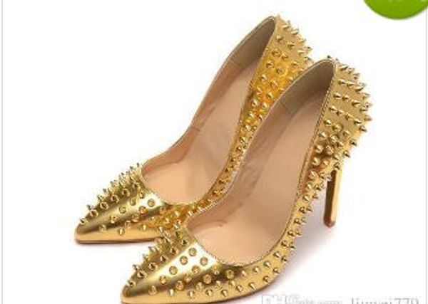 new style women red bottom high heels shoes rivets purple patent heels lady wedding shoes red sole high heels shoes+logo+box, Black
new style women red bottom high heels shoes rivets purple patent heels lady wedding shoes red sole high heels shoes+logo+box, Black