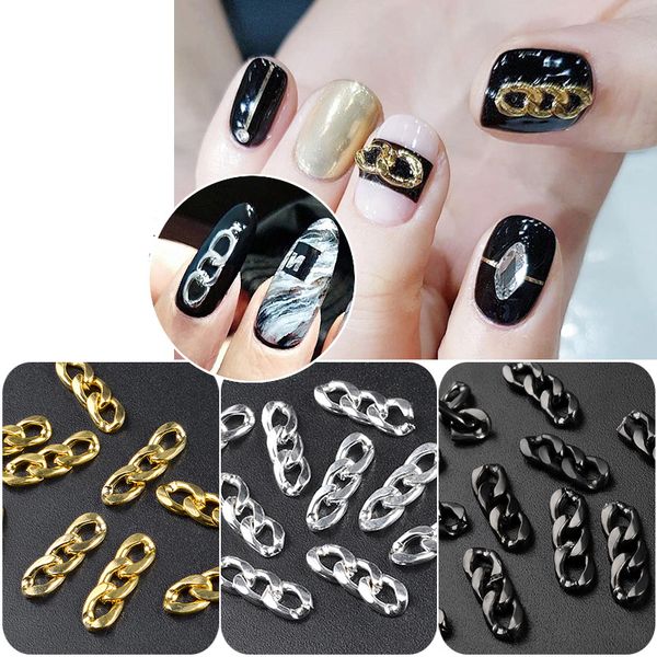 1 pack gold/silver/black metal zipper design nail chains punk rivets studs 3d diy fashion accessories hollow nail art decoration, Silver;gold
1 pack gold/silver/black metal zipper design nail chains punk rivets studs 3d diy fashion accessories hollow nail art decoration, Silver;gold