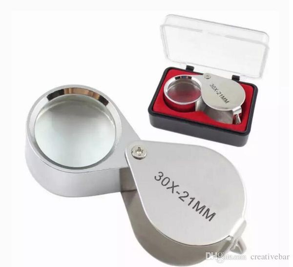mini 30x21mm jewelers eye loupes jewelry diamond magnifiers magnifying glass ingenious portable loupe magnifier silver color in retail box
mini 30x21mm jewelers eye loupes jewelry diamond magnifiers magnifying glass ingenious portable loupe magnifier silver color in retail box