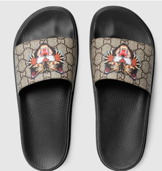 designer sandals luxury cat tiger bee print soft leather rubber men women sandals slipper size 36-46 with box, Black
designer sandals luxury cat tiger bee print soft leather rubber men women sandals slipper size 36-46 with box, Black