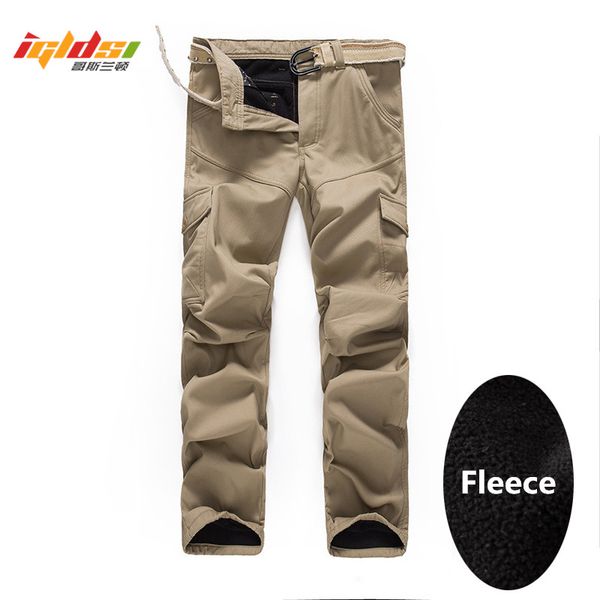 men's winter double layer cargo pants warm outdoors classic pants men baggy thick army trousers pantalon homme overall, Black
men's winter double layer cargo pants warm outdoors classic pants men baggy thick army trousers pantalon homme overall, Black