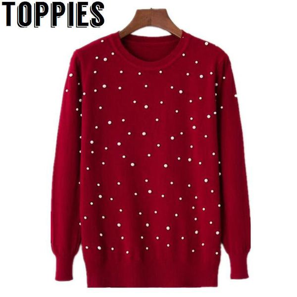 2018 spring women long sleeves sweater pearl beading o-neck knitted jumper pearl pullovers red black pink beige gray s18100803, White;black
2018 spring women long sleeves sweater pearl beading o-neck knitted jumper pearl pullovers red black pink beige gray s18100803, White;black