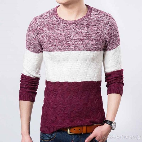 men autumn winter wool knitted christmas sweater thick pullover jumper shirt jersey hombre warm black red korean slim manswear, White;black
men autumn winter wool knitted christmas sweater thick pullover jumper shirt jersey hombre warm black red korean slim manswear, White;black