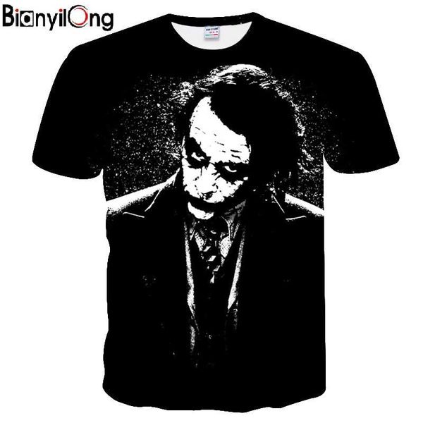 2018 tshirt men 3d joker men t shirts printed movie t-shirts summer short sleeve round neck joker casual tees, White;black
2018 tshirt men 3d joker men t shirts printed movie t-shirts summer short sleeve round neck joker casual tees, White;black