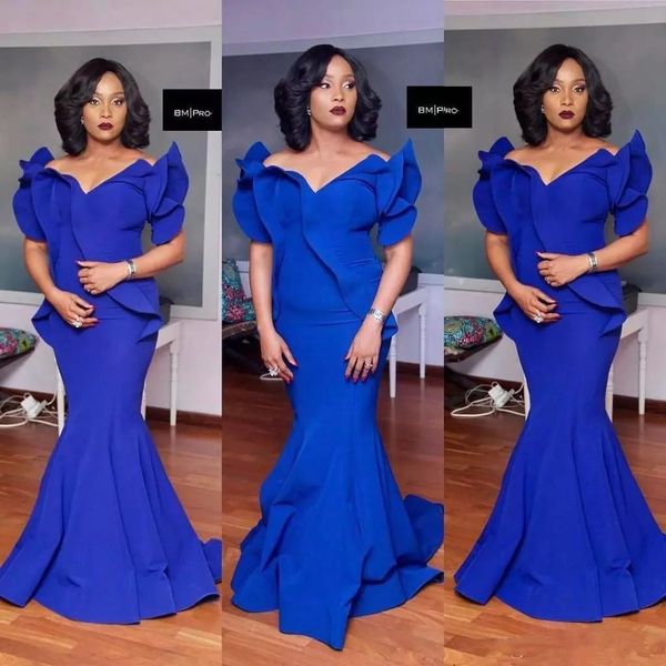 2018 new black girls royal blue mermaid prom dresses plus size south african satin evening gowns formal party dress
2018 new black girls royal blue mermaid prom dresses plus size south african satin evening gowns formal party dress
