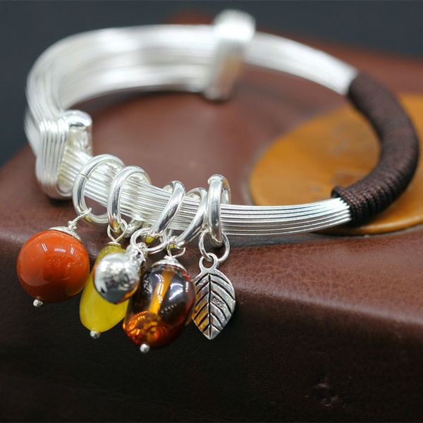 l&p original handmade natural amber vintage sterling silver bangles for women,national style gemstone vintage pure handmade, Golden;silver
l&p original handmade natural amber vintage sterling silver bangles for women,national style gemstone vintage pure handmade, Golden;silver