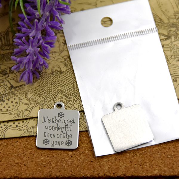 40pcs--"it's the most wonderful time of the year"stainless steel charms more style for choosing diy charms pendants for neckl, Bronze;silver
40pcs--"it's the most wonderful time of the year"stainless steel charms more style for choosing diy charms pendants for neckl, Bronze;silver