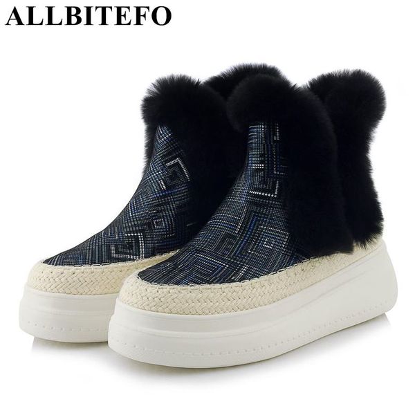 allbitefo winter sheepskin high heels platform women boots warm women ankle boots suitable for -20 degrees celsius in russia, Black
allbitefo winter sheepskin high heels platform women boots warm women ankle boots suitable for -20 degrees celsius in russia, Black