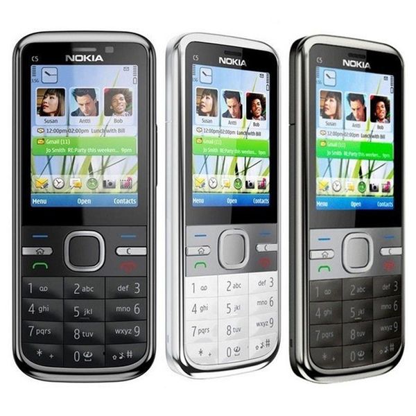 Восстановленное в Исходном Nokia C5-00 Разблокирована Мобильного Телефона 3.15MP Камера
Восстановленное в Исходном Nokia C5-00 Разблокирована Мобильного Телефона 3.15MP Камера