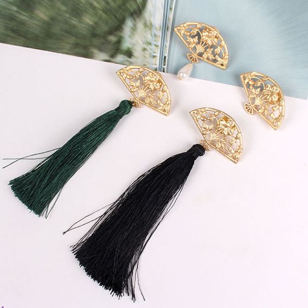 femme brooches pin kpop european fashion bijoux jewelry flower pattern fan shaped pendant silk ribbon tassel joyas brooch pins, Gray
femme brooches pin kpop european fashion bijoux jewelry flower pattern fan shaped pendant silk ribbon tassel joyas brooch pins, Gray