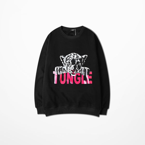 2018 new head fleece men's sweatshirt hoodies loose hip hop harajuku small tiger print men and women lovers streetwear, Black
2018 new head fleece men's sweatshirt hoodies loose hip hop harajuku small tiger print men and women lovers streetwear, Black