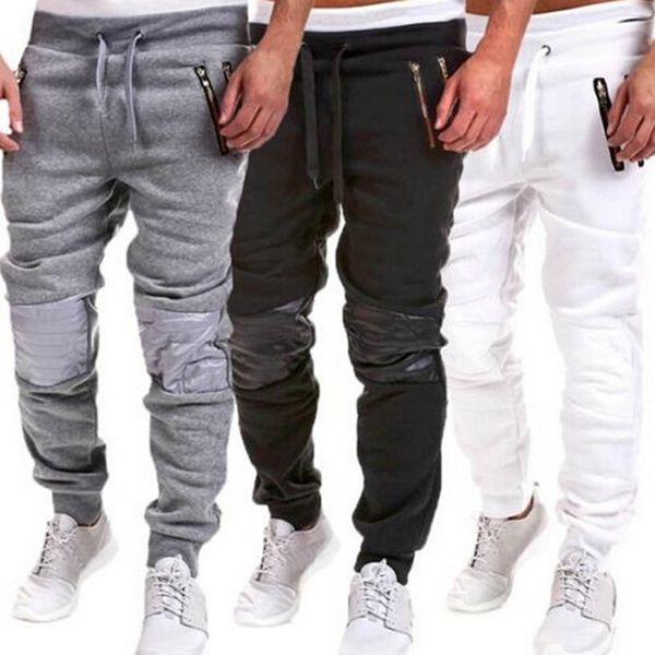 fashion men's zipper casual polyester patchwork cotton sweatpants drawstring pleated front straight pant drop shipping, Black
fashion men's zipper casual polyester patchwork cotton sweatpants drawstring pleated front straight pant drop shipping, Black