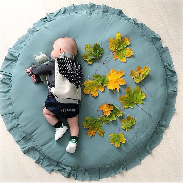 ins round flower ruffles rug for children fashion play mat baby cotton crawling carpet diameter 41inch toddler tent accessories
ins round flower ruffles rug for children fashion play mat baby cotton crawling carpet diameter 41inch toddler tent accessories