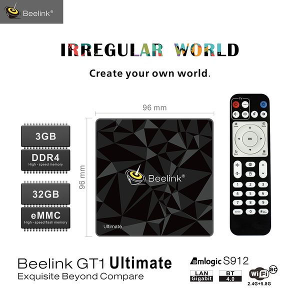 beelink gt1 ultimate tv box android 7.1 amlogic s912 octa core 5g wifi bluetooth 3g 32g media player 4k set box
beelink gt1 ultimate tv box android 7.1 amlogic s912 octa core 5g wifi bluetooth 3g 32g media player 4k set box