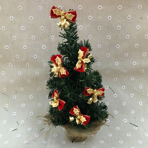 

6pcs/pack xmas bowknot with bells christmas drop ornaments santa claus party ornament xmas tree hanging decor supplies qb881884