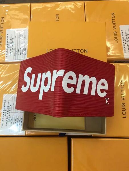 With Box logo Paris Premium Red Leather Slender Wallet X Red Black Wallet Genuine Leather Outdoor Sport Bag
With Box logo Paris Premium Red Leather Slender Wallet X Red Black Wallet Genuine Leather Outdoor Sport Bag