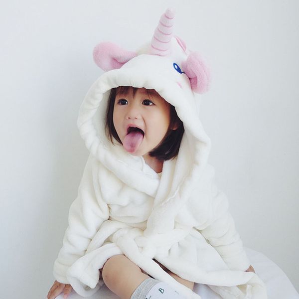 children's bathrobes for girls unicorn robe hooded sleepwear flannel roupao cartoon pajamas retail baby animal bathrobe, Blue;red
children's bathrobes for girls unicorn robe hooded sleepwear flannel roupao cartoon pajamas retail baby animal bathrobe, Blue;red