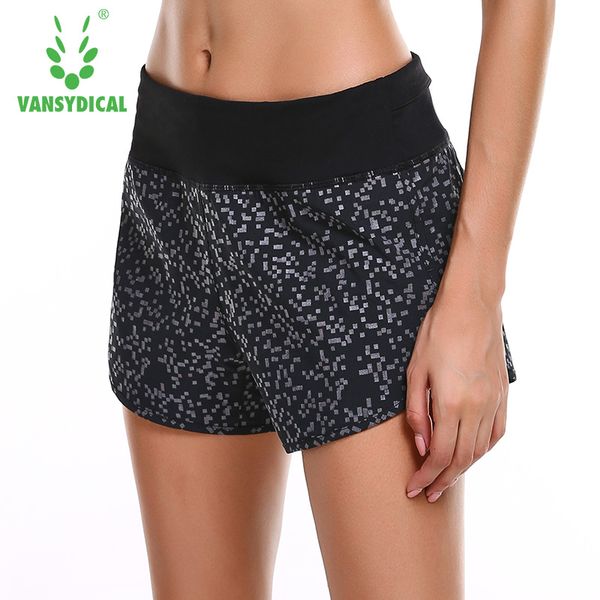 vansydical spring and summer new women's sports shorts elastic waist fitness running shorts, Black;blue
vansydical spring and summer new women's sports shorts elastic waist fitness running shorts, Black;blue