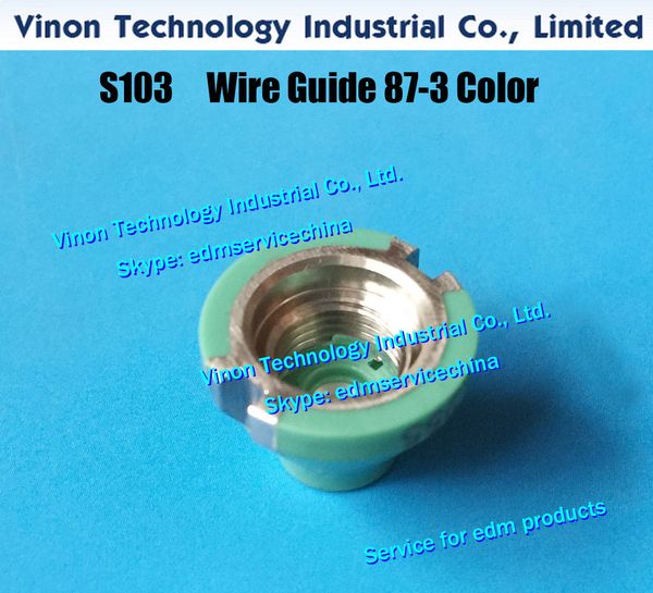 d=0.26mm wire guide 87-3 color 0206110 edm lower diamond guide s103 0.26mm j03648a, 118819 for aq,a,ap,epoc wire-cut edm machine 3080990
d=0.26mm wire guide 87-3 color 0206110 edm lower diamond guide s103 0.26mm j03648a, 118819 for aq,a,ap,epoc wire-cut edm machine 3080990