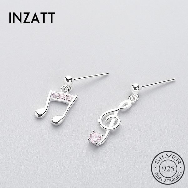inzatt romantic unique 925 sterling silver drop earrings cute music note chic pink crystal accessories for girl birthday gift, Golden;silver
inzatt romantic unique 925 sterling silver drop earrings cute music note chic pink crystal accessories for girl birthday gift, Golden;silver
