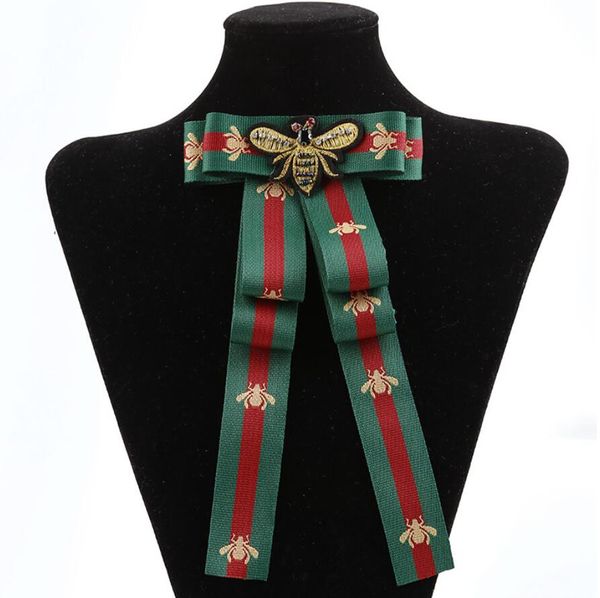 bow brooch for women fabric strip elegant insect occupation shirt collar tie embroidery bee bowknot brooches pin jewelry, Gray
bow brooch for women fabric strip elegant insect occupation shirt collar tie embroidery bee bowknot brooches pin jewelry, Gray