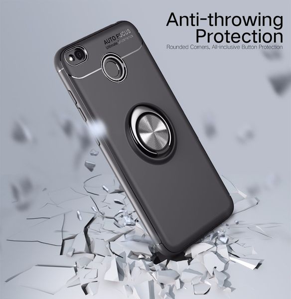 2018 new arrival shockproff tpu+pc designer phone case for iphone 6s car holder stand magnetic bracket phone case finger ring tpu case
