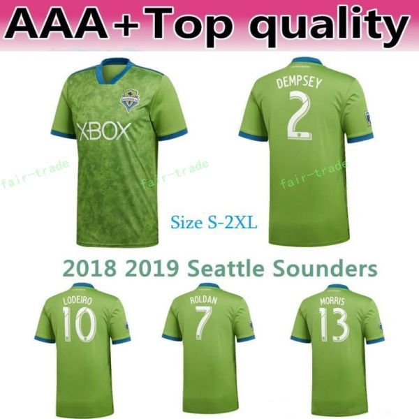 2018 2019 MLS Seattle Sounders Jersey Men Soccer 2 DEMPSEY 13 MORRIS 29 TORRES 6 ALONSO 17 BRUIN Football Shirt Kit Team Green
2018 2019 MLS Seattle Sounders Jersey Men Soccer 2 DEMPSEY 13 MORRIS 29 TORRES 6 ALONSO 17 BRUIN Football Shirt Kit Team Green