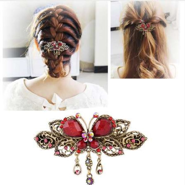 tassel hair clips for women girls braided hair clip styling tools hair accessories hairpins fashion crystal butterflies barrette, Black;brown
tassel hair clips for women girls braided hair clip styling tools hair accessories hairpins fashion crystal butterflies barrette, Black;brown