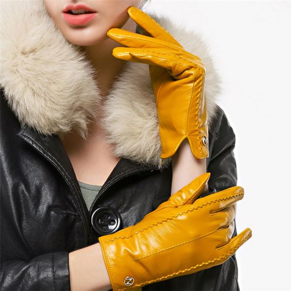 fashion elegant women genuine leather gloves autumn nappa sheepskin plus velvet female driving gloves ing, Blue;gray
fashion elegant women genuine leather gloves autumn nappa sheepskin plus velvet female driving gloves ing, Blue;gray