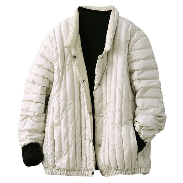 winter down jacket fashion women loose white duck down jackets stand button pocket blended female jacket coat 2018, Tan;black
winter down jacket fashion women loose white duck down jackets stand button pocket blended female jacket coat 2018, Tan;black