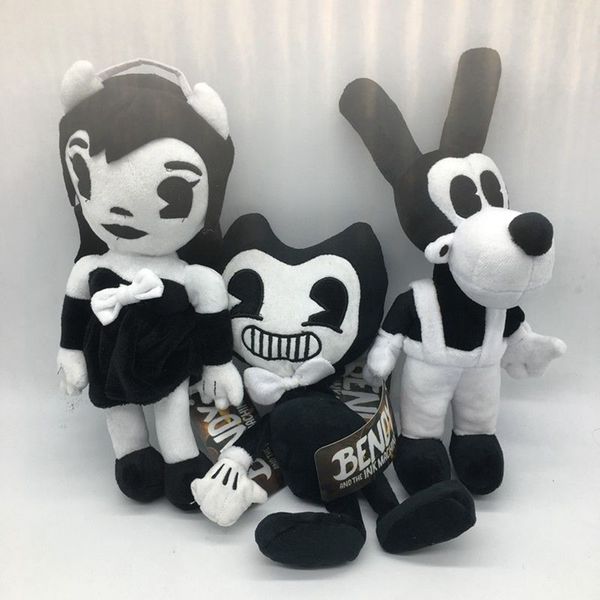 30cm Bendy Boris Alice Angel Plush Doll Ink Machine Thriller Plush Doll Soft Stuffed Figure for Kids Toy AAA148
30cm Bendy Boris Alice Angel Plush Doll Ink Machine Thriller Plush Doll Soft Stuffed Figure for Kids Toy AAA148