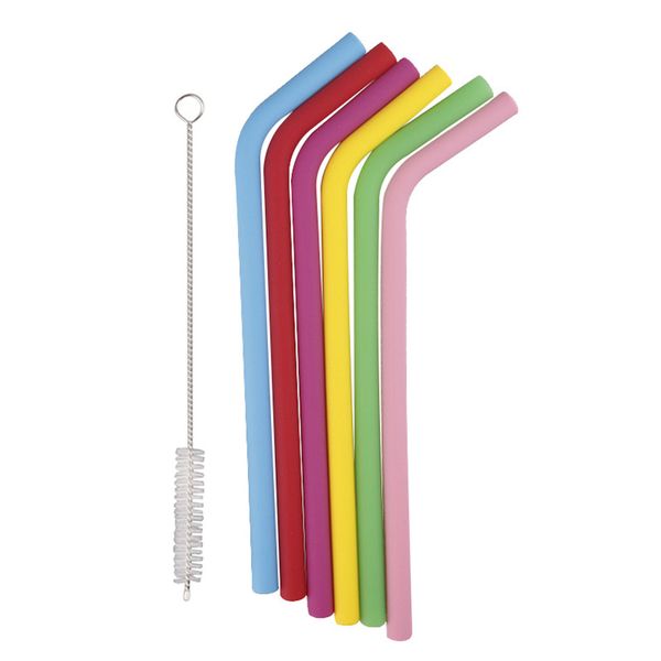 20 pack a lot reusable straws bent silicone straws,set of 6 colorful bendy smoothie straws for kids & toddlers, with 1 cleaning brush
20 pack a lot reusable straws bent silicone straws,set of 6 colorful bendy smoothie straws for kids & toddlers, with 1 cleaning brush