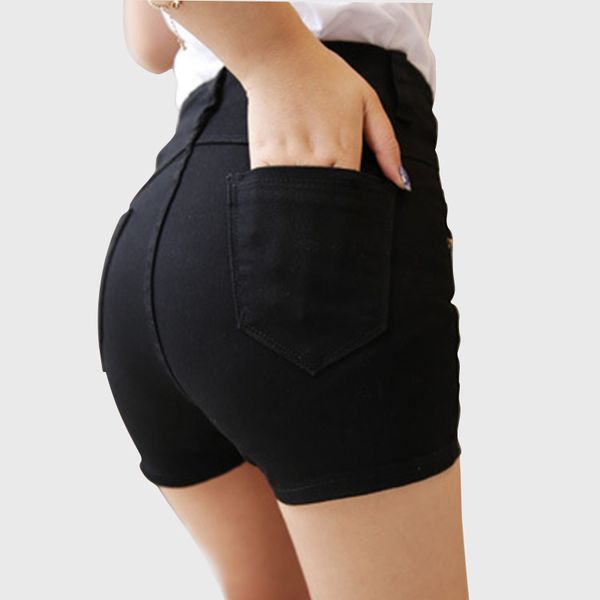 2018 summer high waist denim shorts women casual white black short jeans female lifting hips slim mini trousers for girl
2018 summer high waist denim shorts women casual white black short jeans female lifting hips slim mini trousers for girl