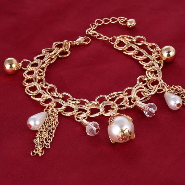 hesiod gold color multi-layer chain simulated pearl ball charm bracelets bangles tassel fringer fashion bracelet anklets, Golden;silver
hesiod gold color multi-layer chain simulated pearl ball charm bracelets bangles tassel fringer fashion bracelet anklets, Golden;silver