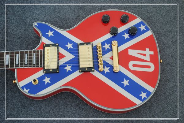 custom shop zakk wylde rebel flag electric guitar black speed knobs gold hardware drop shipping
custom shop zakk wylde rebel flag electric guitar black speed knobs gold hardware drop shipping