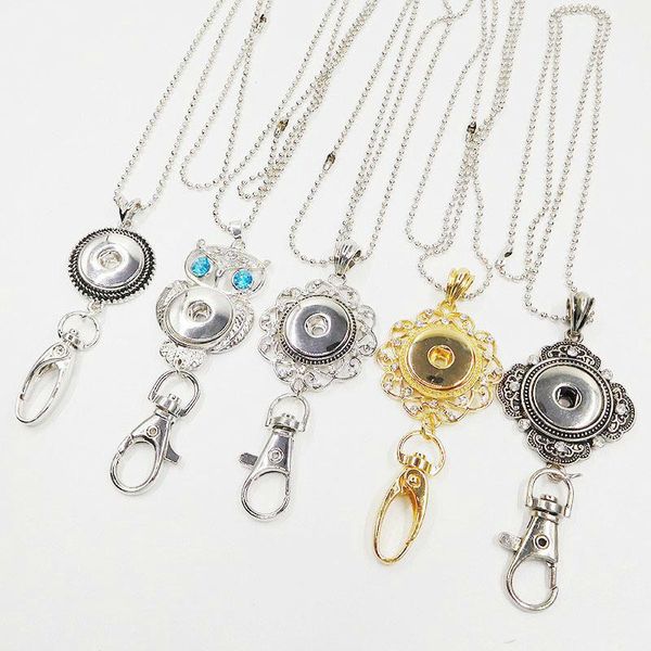 wholesale noosa snap keychain 18k gold lanyard badge work documents chunks button diy fashion jewelry chains for locket necklaces, Silver
wholesale noosa snap keychain 18k gold lanyard badge work documents chunks button diy fashion jewelry chains for locket necklaces, Silver